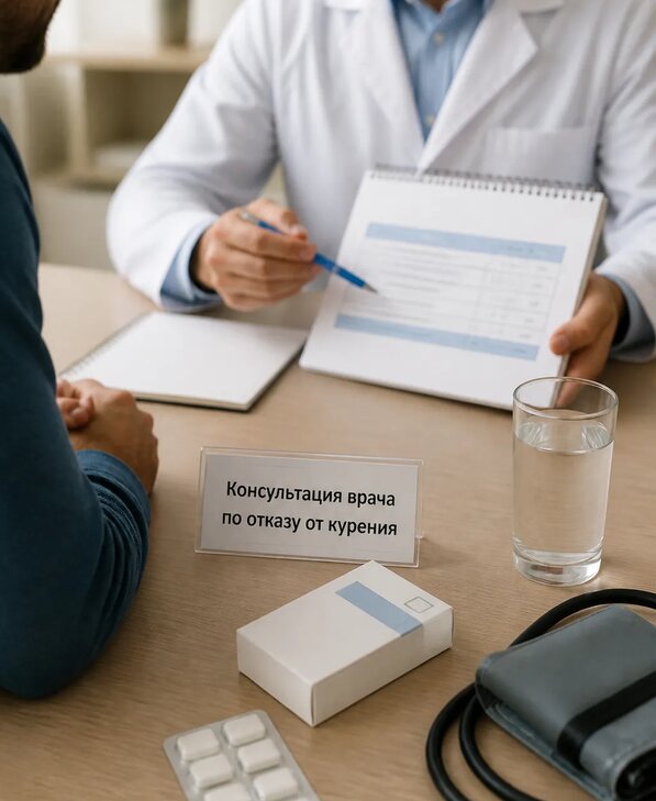 Консультация врача по отказу от курения для взрослых в Омске